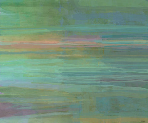 Passive I White Modern Wood Framed Art Print with Double Matting by Tienhaara, Michael