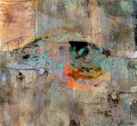 Reflective I WC V I Black Modern Wood Framed Art Print by Tienhaara, Michael