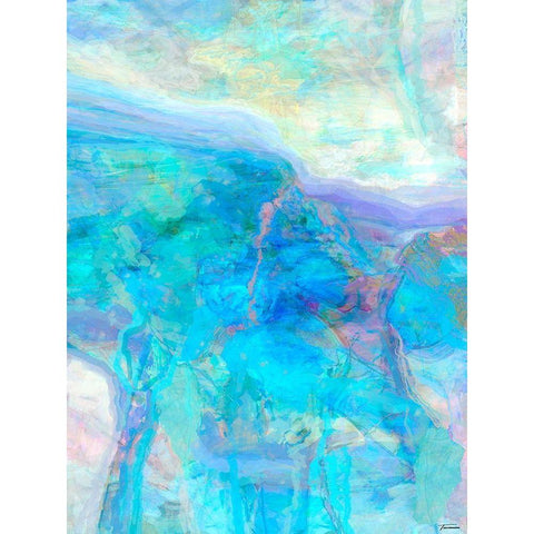 Derivative II White Modern Wood Framed Art Print by Tienhaara, Michael