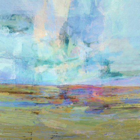 Formations I White Modern Wood Framed Art Print by Tienhaara, Michael