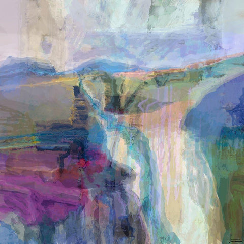 Grandeur I Black Modern Wood Framed Art Print with Double Matting by Tienhaara, Michael