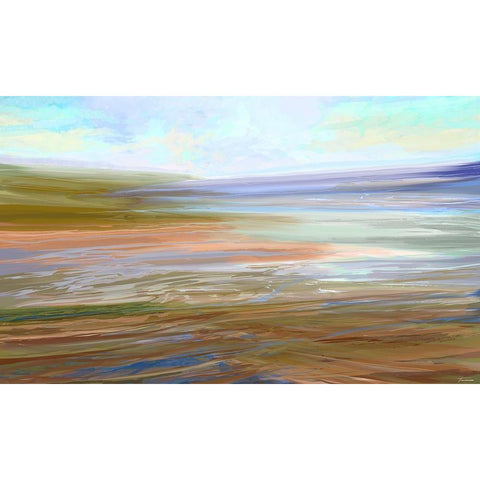 Forever I White Modern Wood Framed Art Print by Tienhaara, Michael