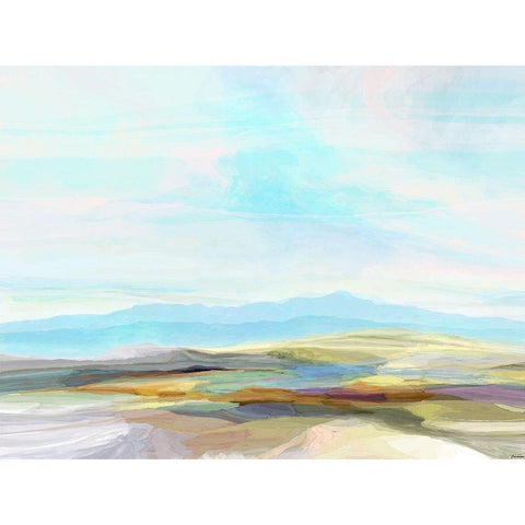 Cliffs I Black Modern Wood Framed Art Print with Double Matting by Tienhaara, Michael