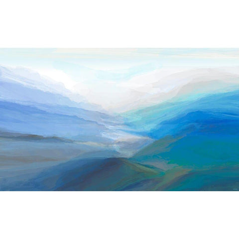 Canyon IV White Modern Wood Framed Art Print by Tienhaara, Michael