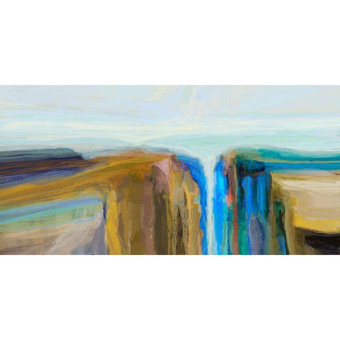 Formation III Black Modern Wood Framed Art Print with Double Matting by Tienhaara, Michael