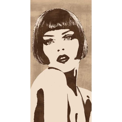 In Style I Black Modern Wood Framed Art Print by Cooper, Andrew