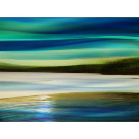 Skylight I Black Modern Wood Framed Art Print with Double Matting by Campbell, Annie