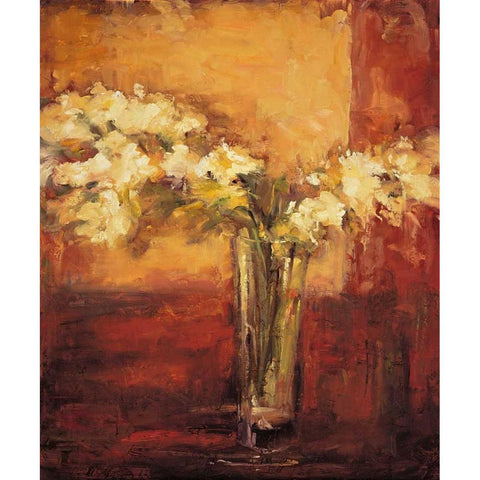 The Arrangement I Gold Ornate Wood Framed Art Print with Double Matting by Casey, Anna