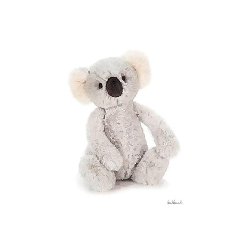 Koala Black Modern Wood Framed Art Print by Greenwood, Amanda