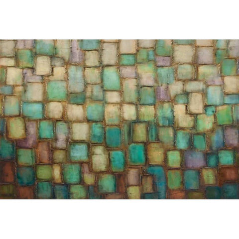 Jewel White Modern Wood Framed Art Print by Perry, Alexandra