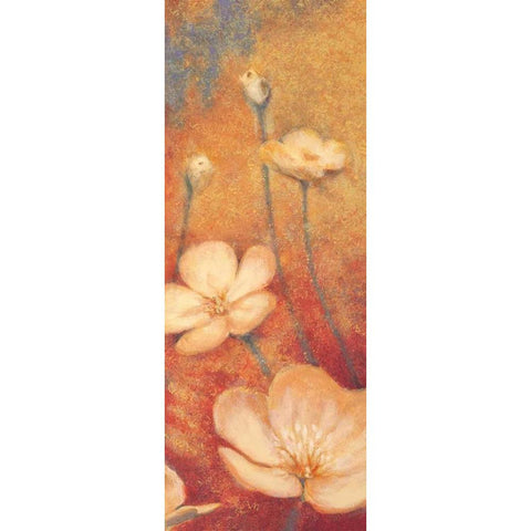 Floral Poetry II Gold Ornate Wood Framed Art Print with Double Matting by Michaels, Anne