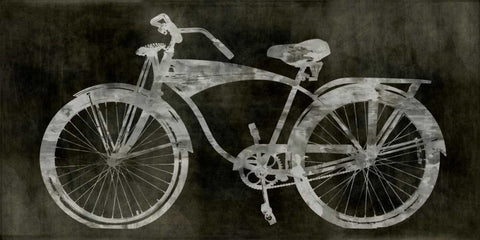 Cruiser II White Modern Wood Framed Art Print with Double Matting by Wade, Amanda