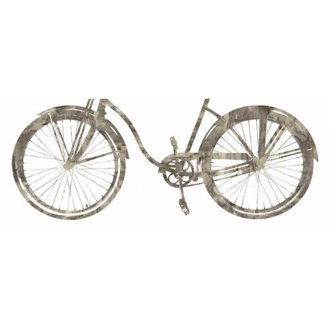 Bike Ride III Black Modern Wood Framed Art Print by Wade, Amanda