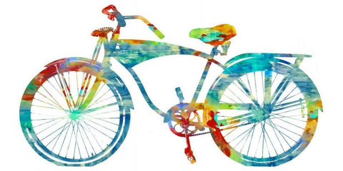 Cruiser III Black Ornate Wood Framed Art Print with Double Matting by Wade, Amanda