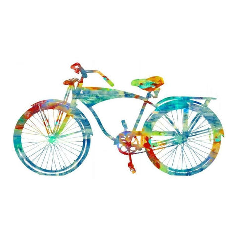 Cruiser III White Modern Wood Framed Art Print by Wade, Amanda