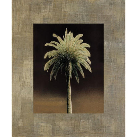 Palmas I Gold Ornate Wood Framed Art Print with Double Matting by Trivelli, Andrea