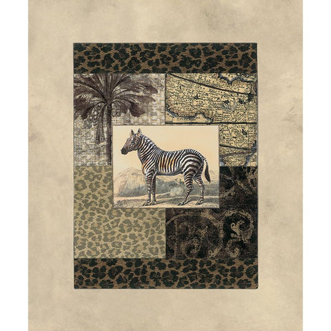 Exotic II Black Modern Wood Framed Art Print with Double Matting by Weaver, Amy