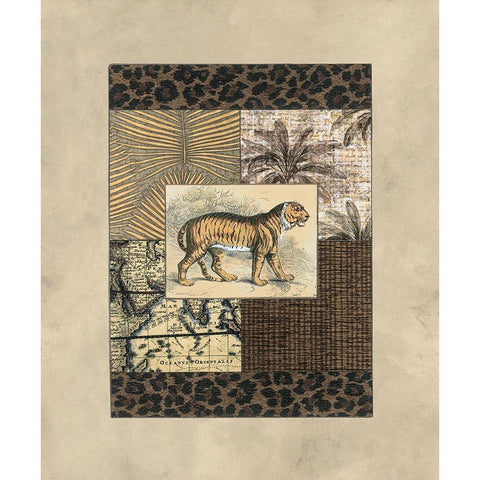 Exotic III Gold Ornate Wood Framed Art Print with Double Matting by Weaver, Amy