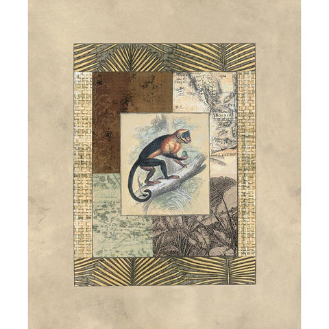 Exotic V White Modern Wood Framed Art Print by Weaver, Amy