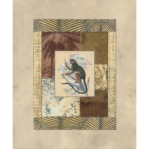 Exotic VI Black Modern Wood Framed Art Print with Double Matting by Weaver, Amy