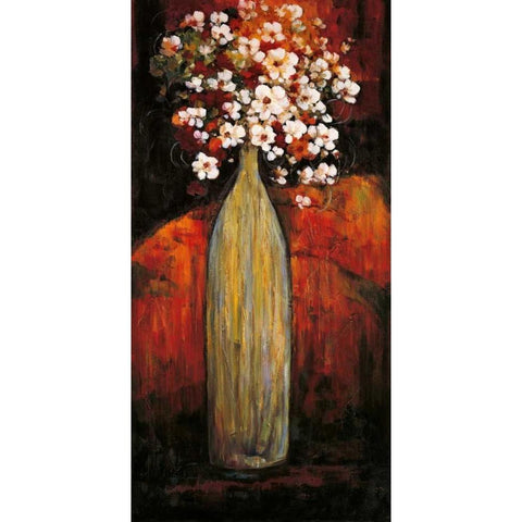 Evening Bouquet II Black Modern Wood Framed Art Print with Double Matting by Francis, Brian