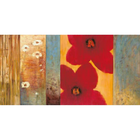 Vibe I Black Modern Wood Framed Art Print with Double Matting by Francis, Brian