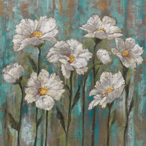 Jennys Garden I White Modern Wood Framed Art Print by Francis, Brian