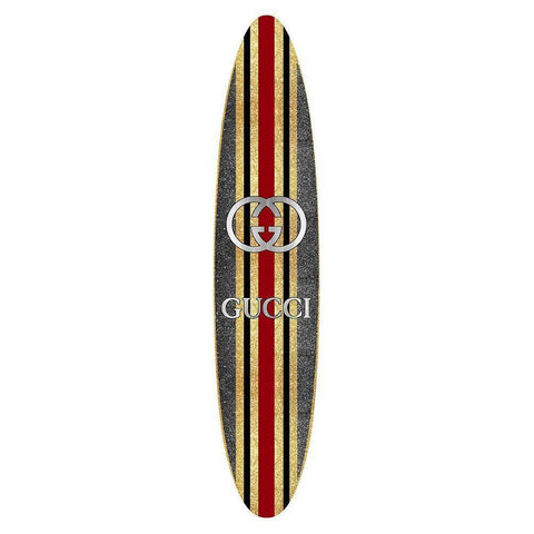 Fashion Surfboard Italy IV White Modern Wood Framed Art Print by Blake, Madeline