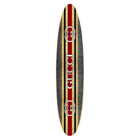 Fashion Surfboard Italy VI White Modern Wood Framed Art Print by Blake, Madeline