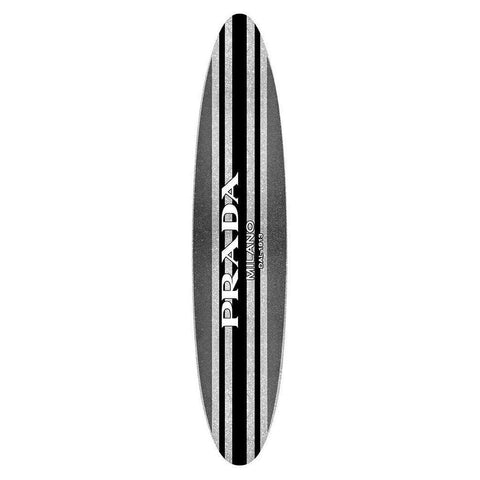 Fashion Surfboard Milan I Black Modern Wood Framed Art Print by Blake, Madeline