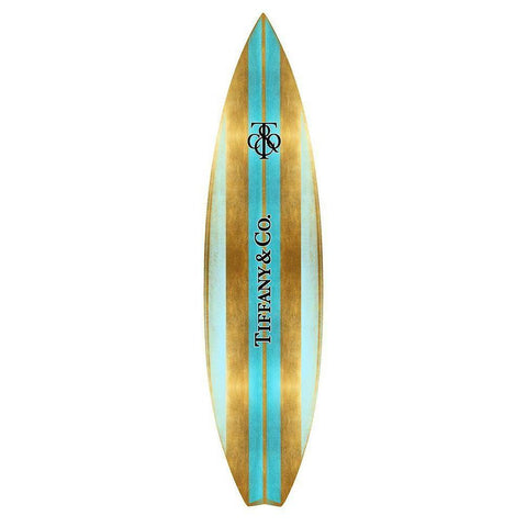 Fashion Surfboard NYC I Black Modern Wood Framed Art Print with Double Matting by Blake, Madeline