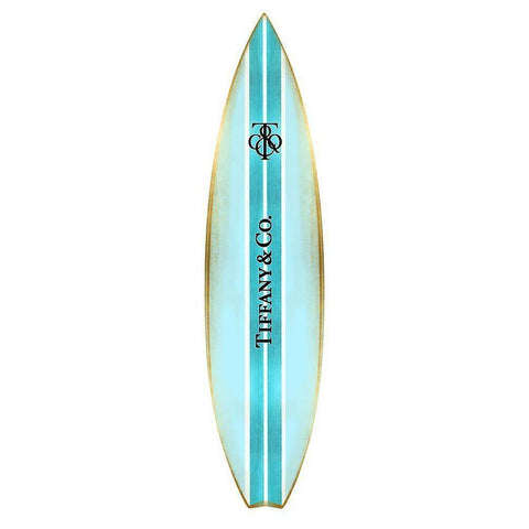 Fashion Surfboard NYC II White Modern Wood Framed Art Print by Blake, Madeline