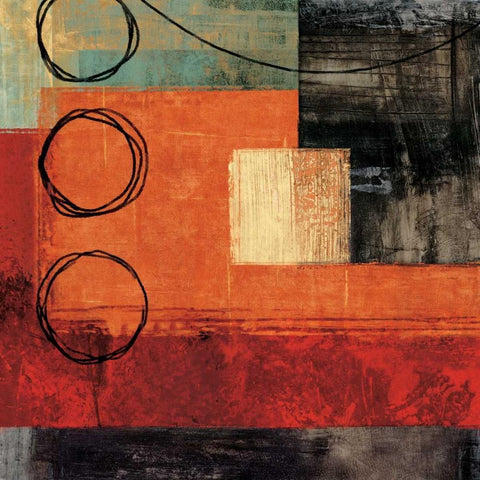 Constant II Black Modern Wood Framed Art Print by Nelson, Brent