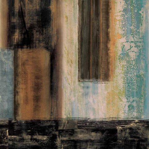 Boundless II Black Modern Wood Framed Art Print by Nelson, Brent