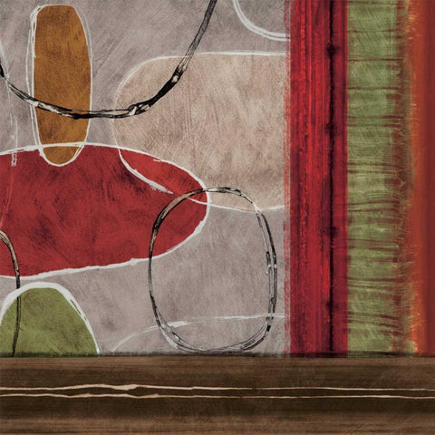 Abracadabra I White Modern Wood Framed Art Print with Double Matting by Nelson, Brent