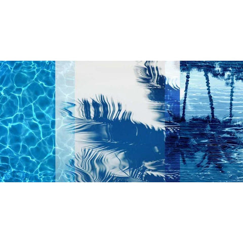 Palm Resort I White Modern Wood Framed Art Print by Carter, Charlie