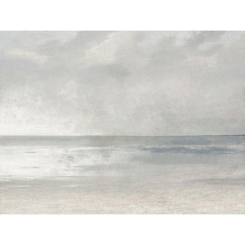 Pastel Seascape IIB Black Modern Wood Framed Art Print with Double Matting by McKee, Christy