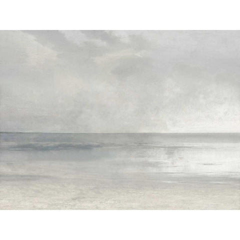 Pastel Seascape II Black Modern Wood Framed Art Print with Double Matting by McKee, Christy