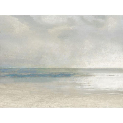 Pastel Seascape IIIA Black Modern Wood Framed Art Print with Double Matting by McKee, Christy