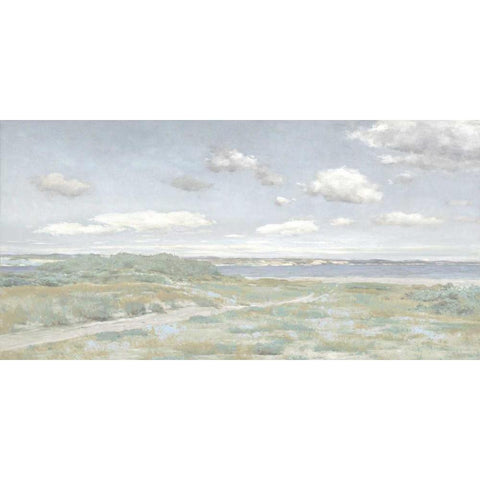 Pathe to the Water White Modern Wood Framed Art Print by McKee, Christy