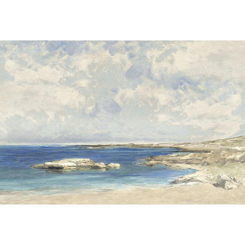 Pond at Morning White Modern Wood Framed Art Print by McKee, Christy