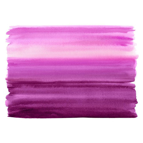 Ombre Pink I Black Modern Wood Framed Art Print with Double Matting by Corbin, Allie