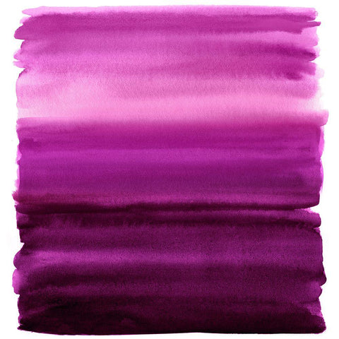 Ombre Magenta II Black Modern Wood Framed Art Print by Corbin, Allie