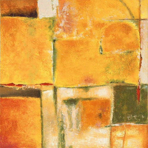 Leggerezza I White Modern Wood Framed Art Print with Double Matting by Raimondi, Claudia