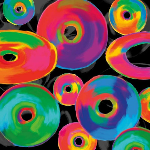 In Living Color II Gold Ornate Wood Framed Art Print with Double Matting by Rogers, Cameron