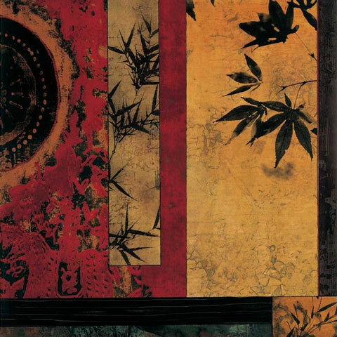 Sun Salutation II Black Modern Wood Framed Art Print by Donovan, Chris