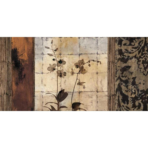 Bodhi I Gold Ornate Wood Framed Art Print with Double Matting by Donovan, Chris