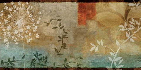 Saga Black Ornate Wood Framed Art Print with Double Matting by Donovan, Chris