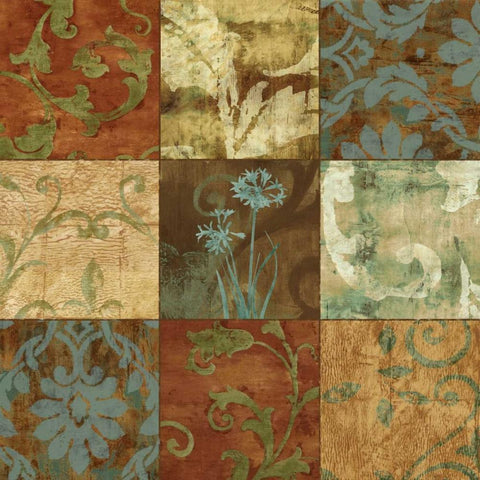 Genuine II White Modern Wood Framed Art Print with Double Matting by Donovan, Chris