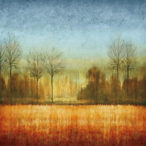 The Crossing II White Modern Wood Framed Art Print by Donovan, Chris